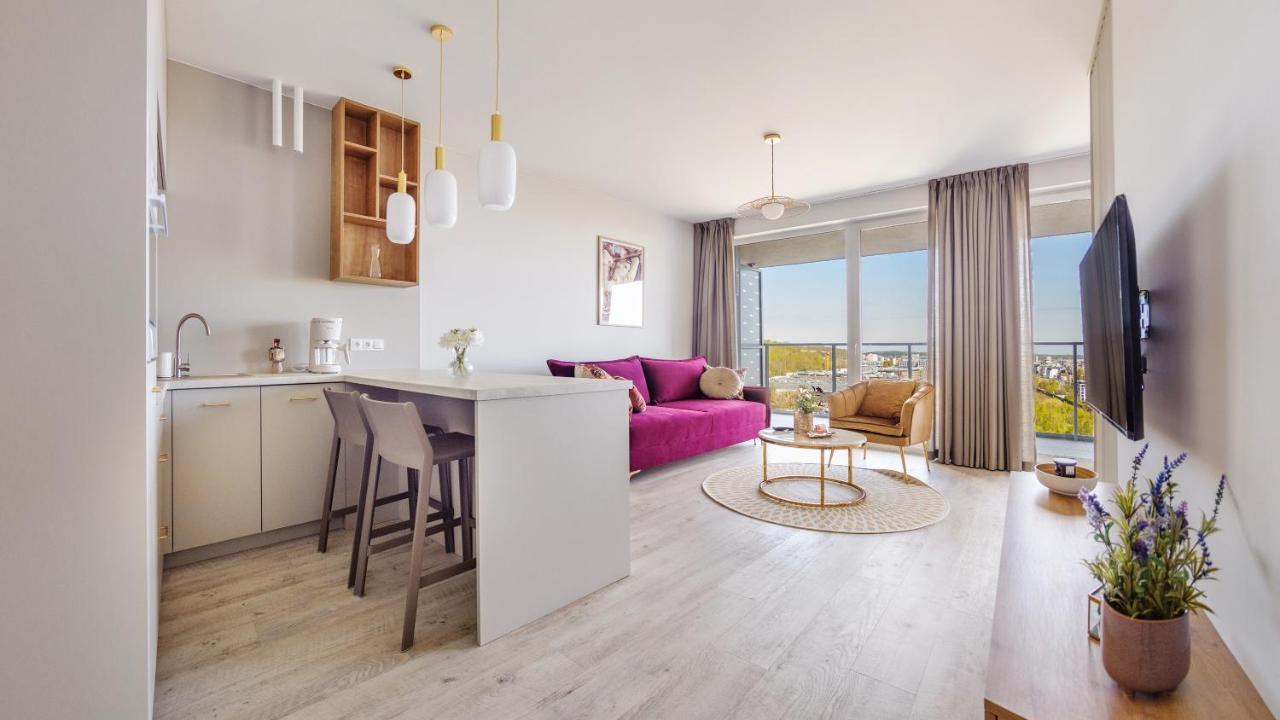 Apartamenty Sun & Snow Modern Tower Gdynia Exteriör bild