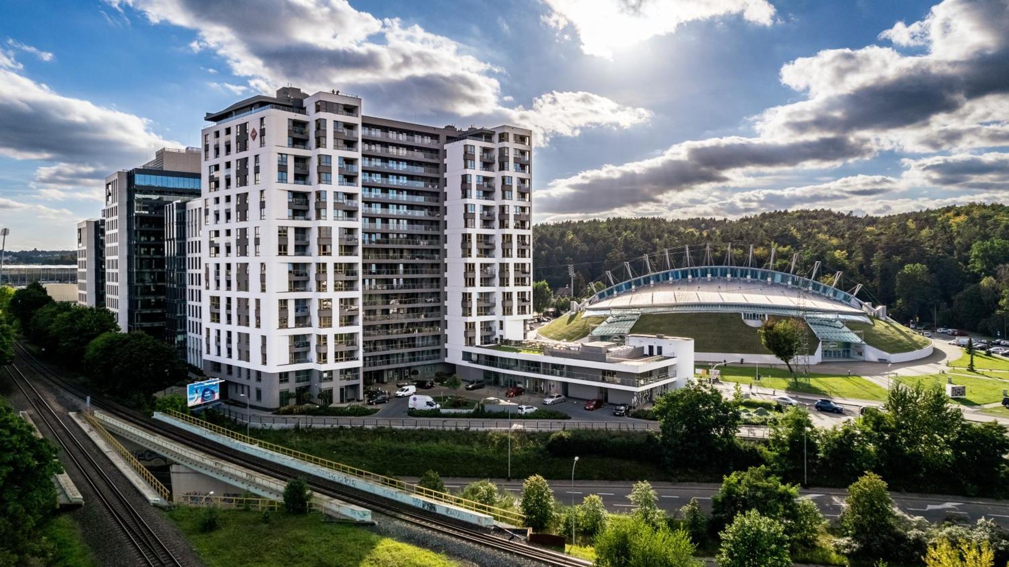 Apartamenty Sun & Snow Modern Tower Gdynia Exteriör bild